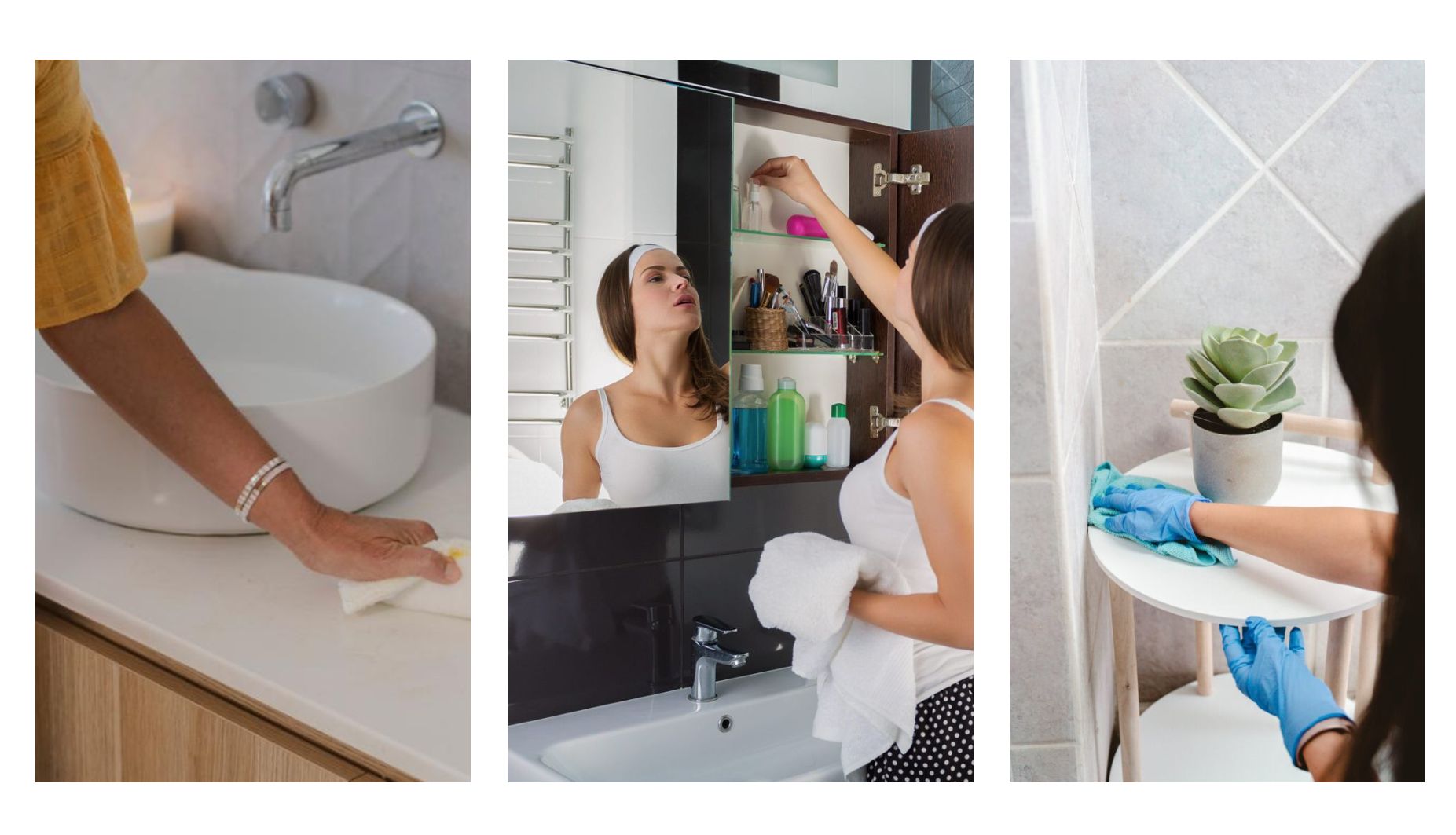 nettoyer meuble MDF de salle de bain