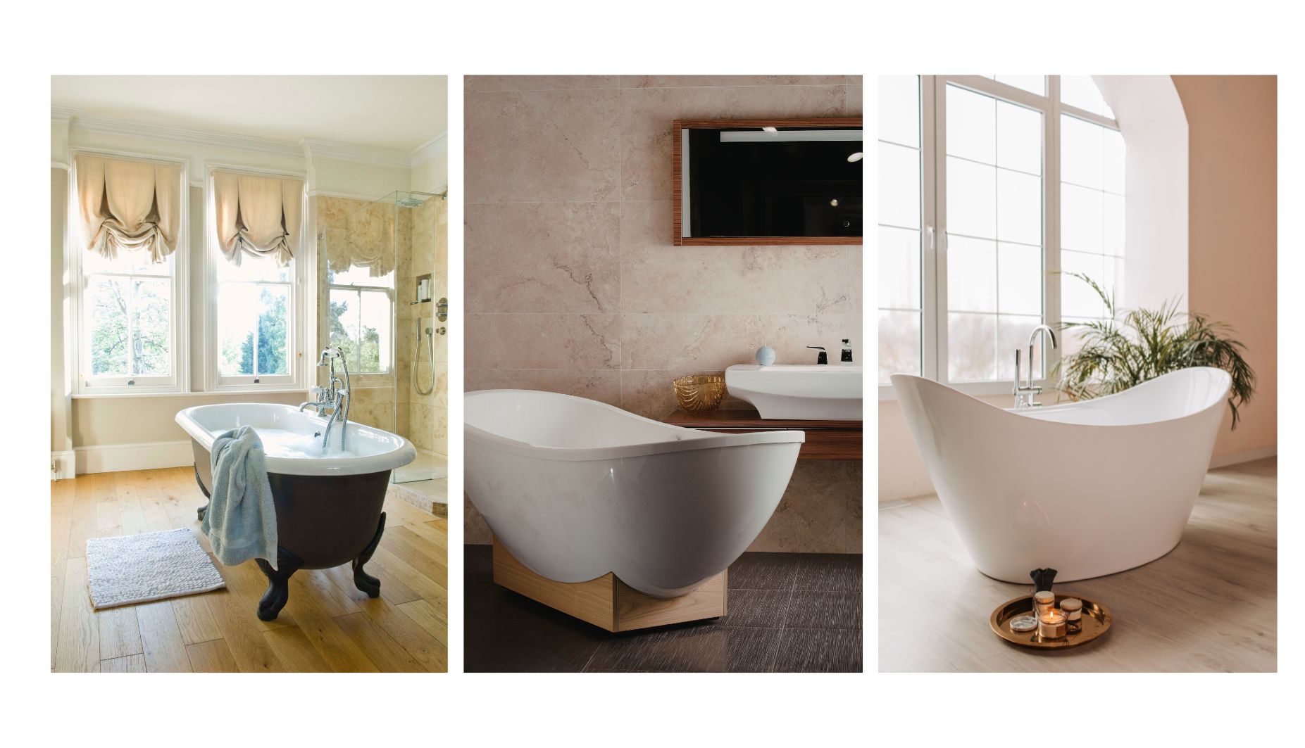 baignoire îlot tendance de la salle de bain