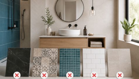 erreurs à eviter carrelage mural salle de bain