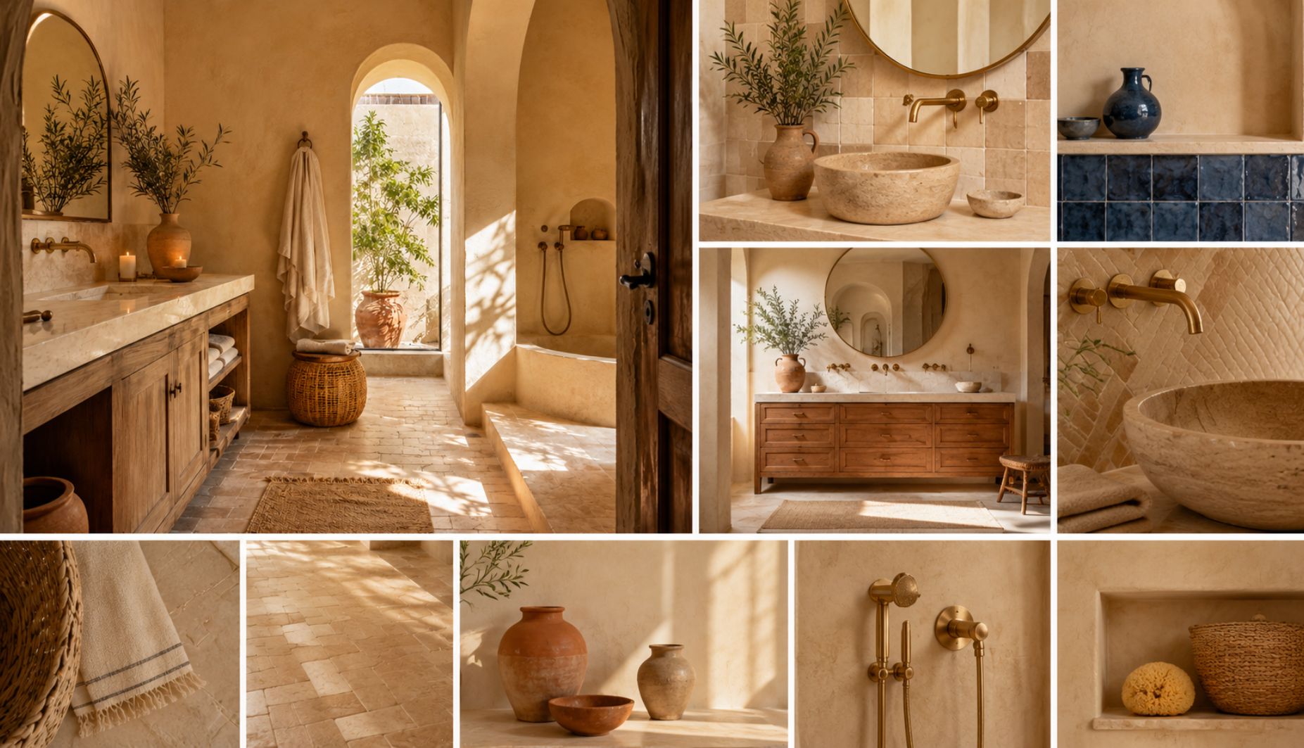 salle de bain chaleureuse