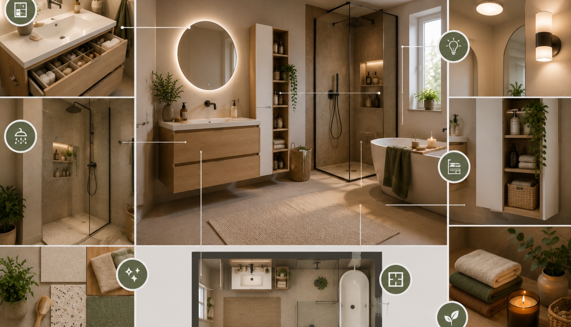 faire de la salle de bain