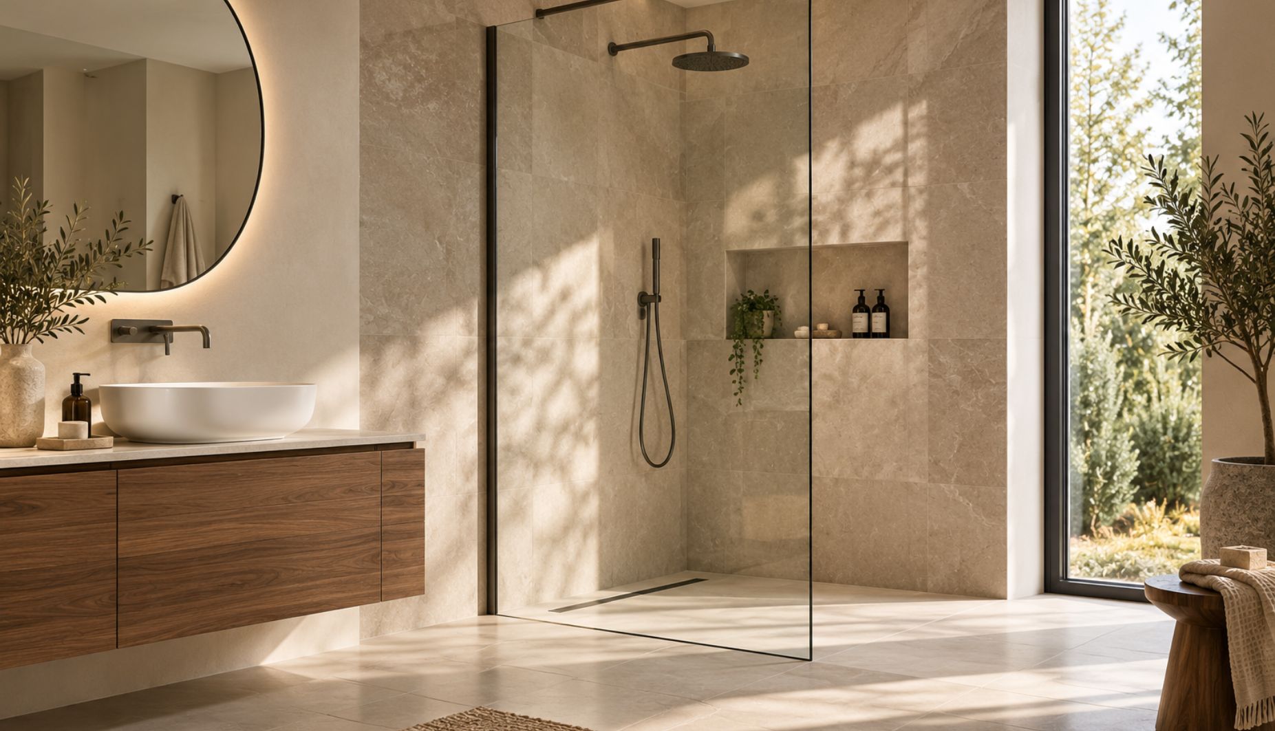 paroi de douche
