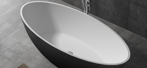 Baignoire îlot ovale