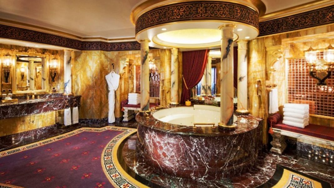 Burj Al Arab salle de bain royal en marbre italien