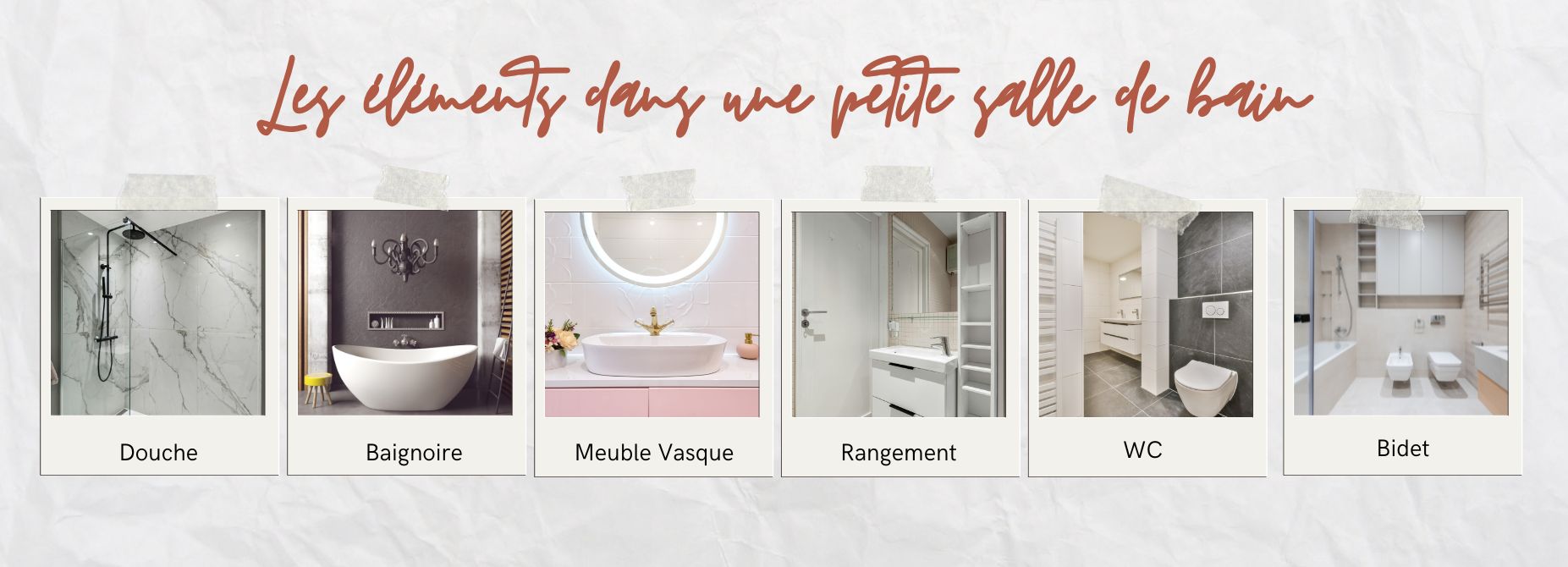 éléments salle de bain