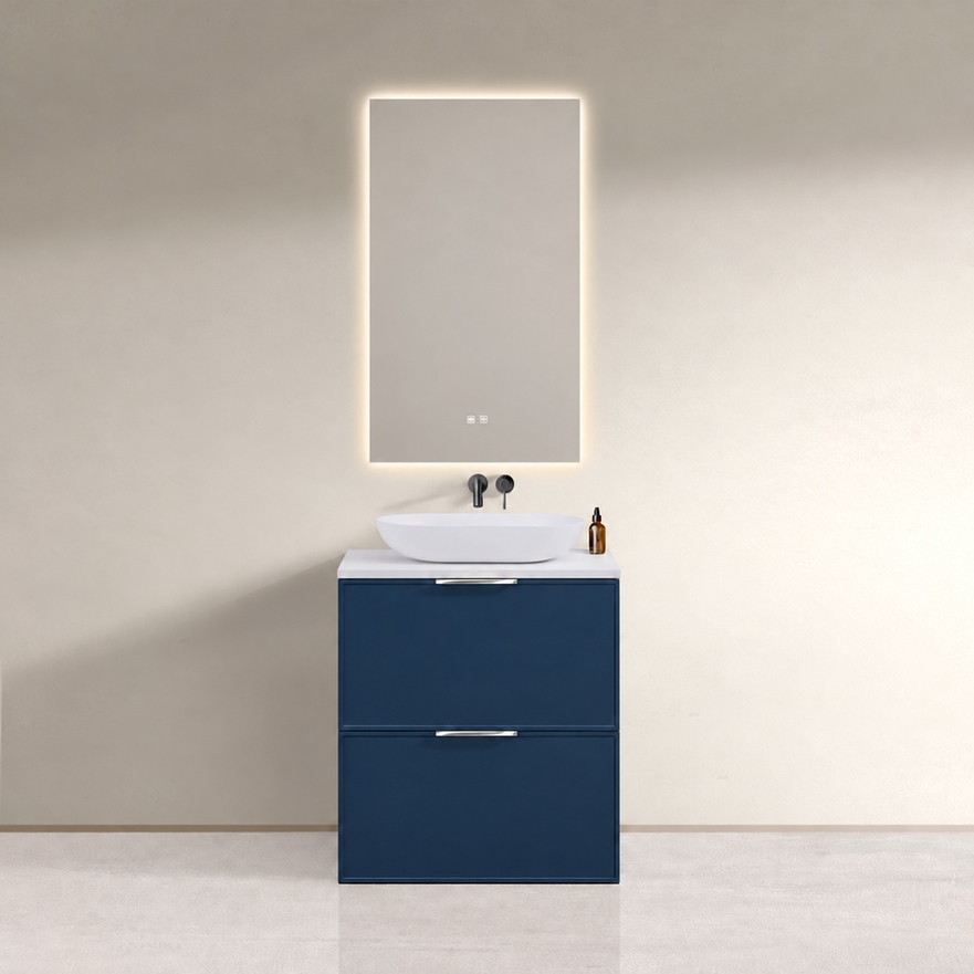 Feety Kleur wastafelmeubel met aanpasbare wastafel
