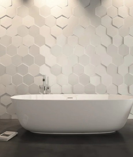 Hexa Blanc 3D