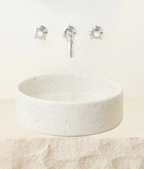Vasque en terrazzo