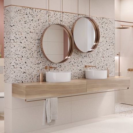 Faience murale terrazzo