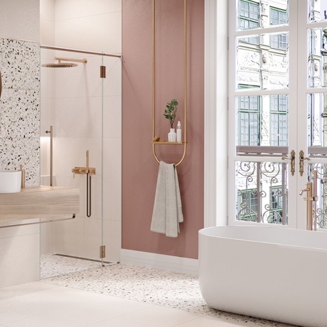 Carrelage mur terrazzo 
