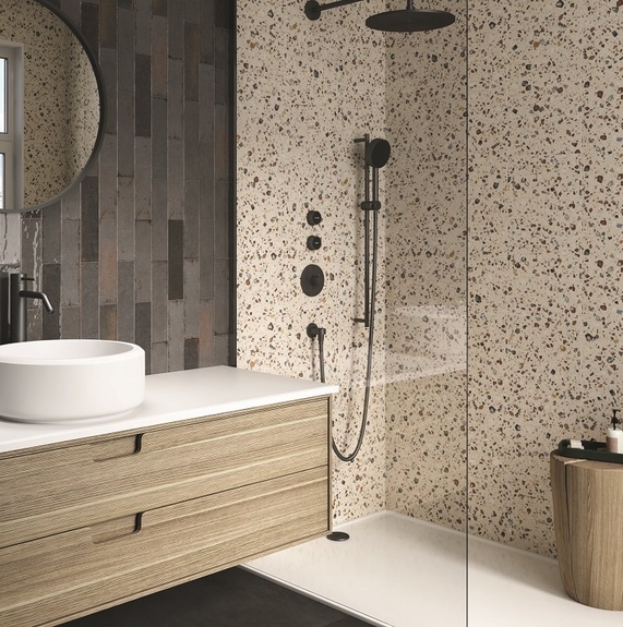 Carrelage imitation terrazzo