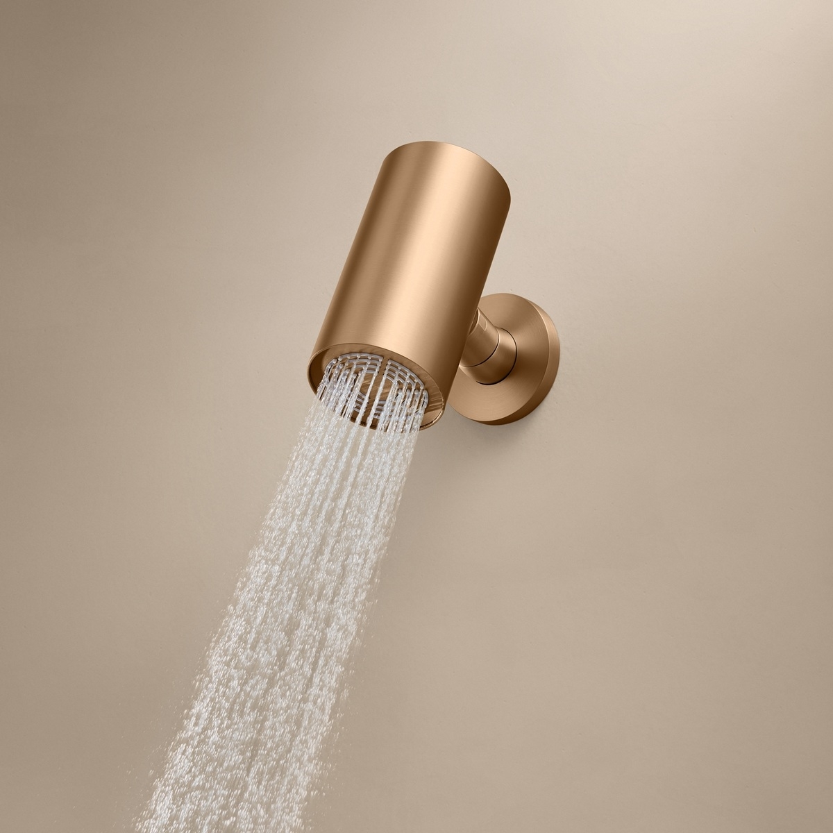 Tête de douche cylindre 