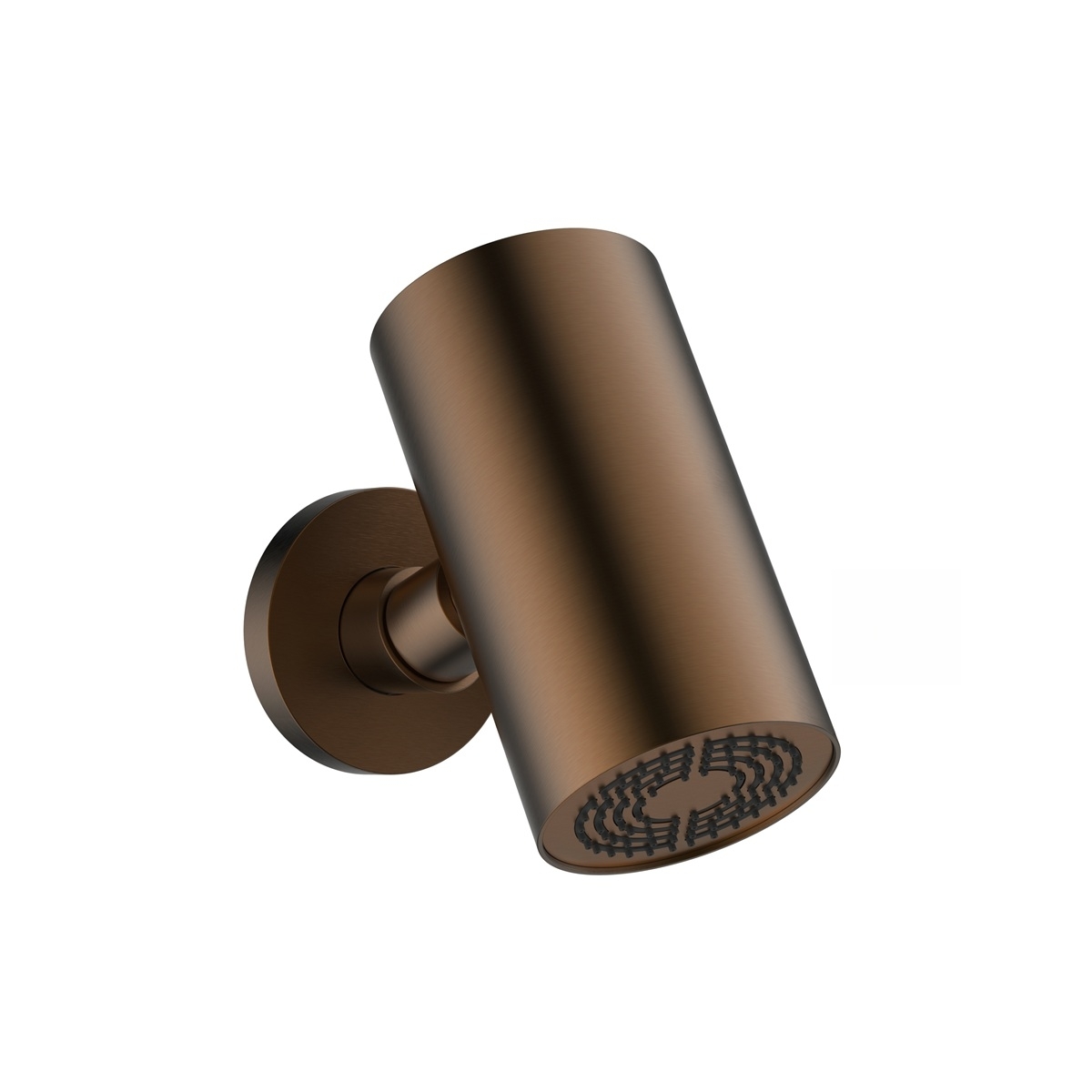 Douche de tête cylindre bronze