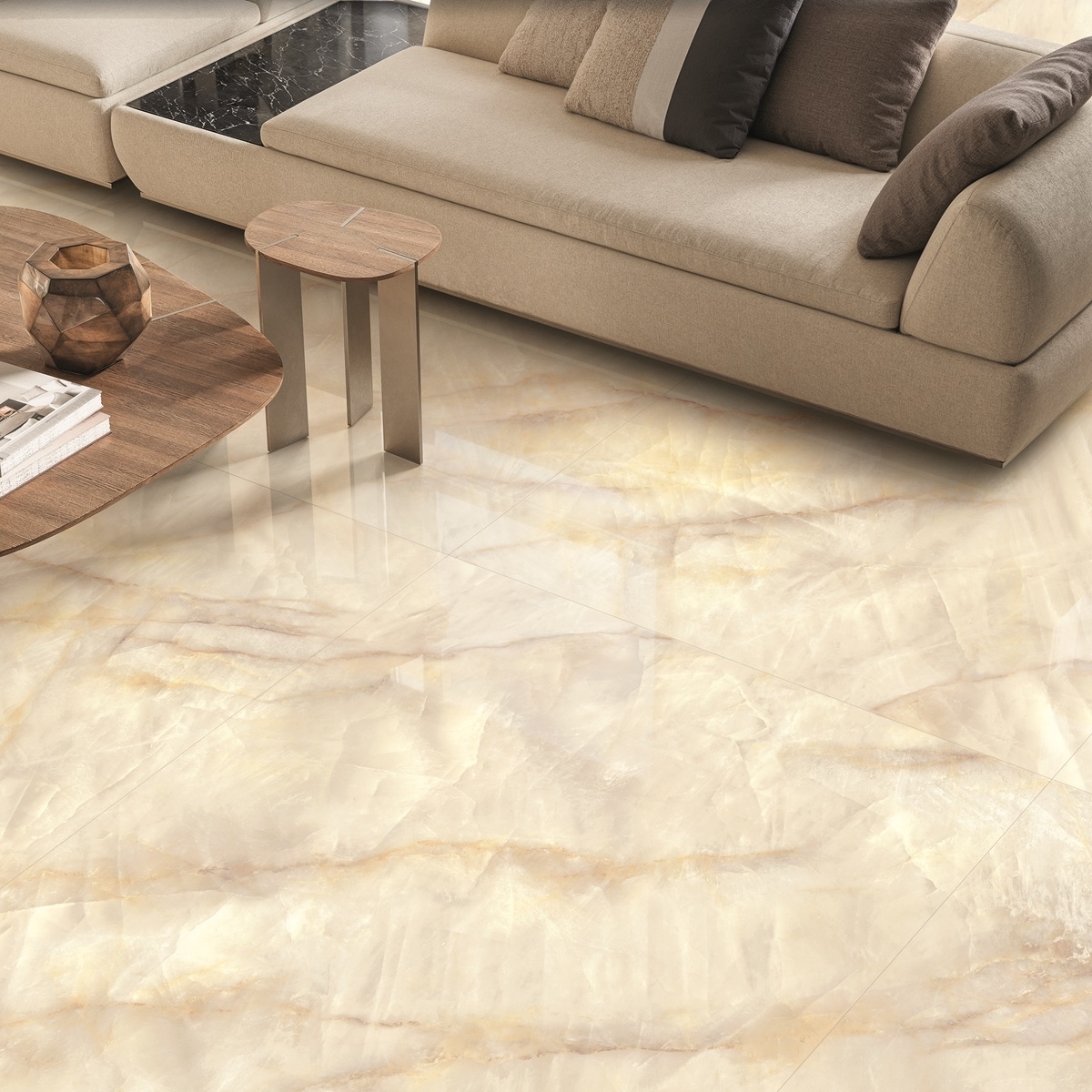Carrelage Emilceramica Tele Di Marmo Crystal Extra Ivory