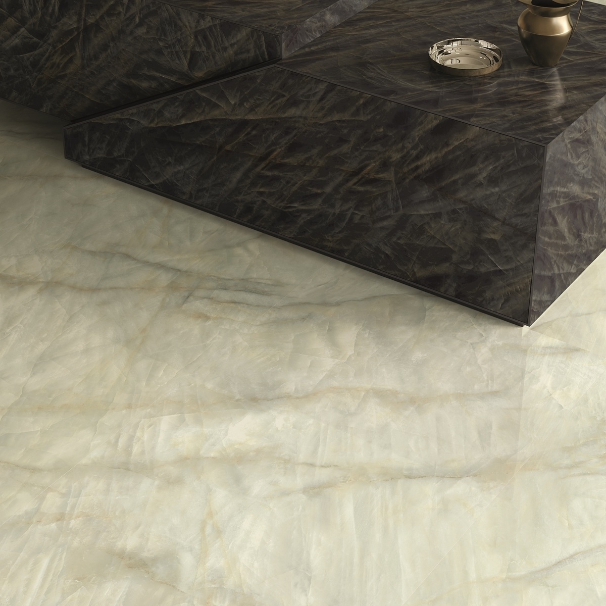 Carrelage Tele di marmo Crystal Extra Green