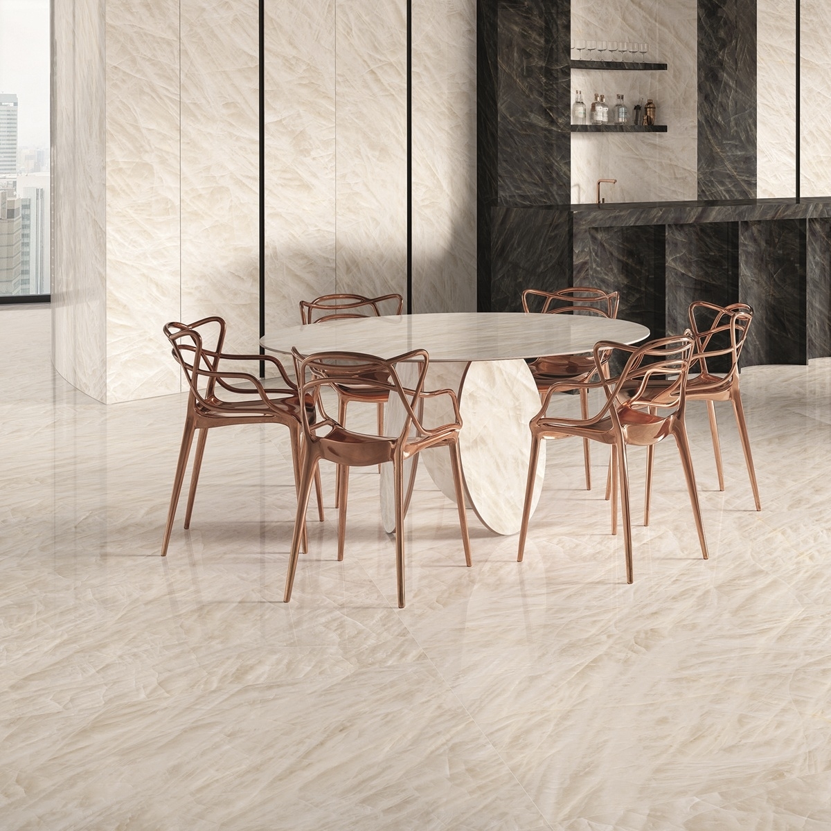 Carrelage Ceramica Tele Di Marmo Crystal Extra Ivory