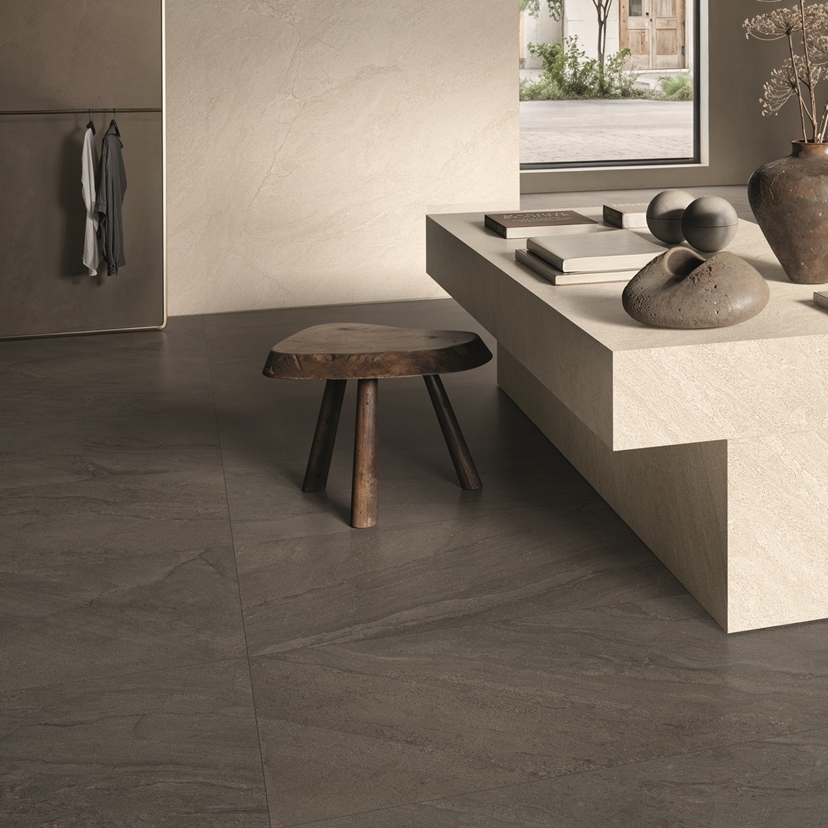 Carrelage Sol Pietra Orosei Grigio Bruciato