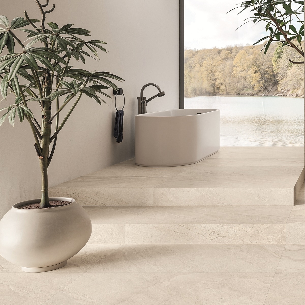 Carrelage intérieur Pietra Di Orosei Grigio Conchiglia