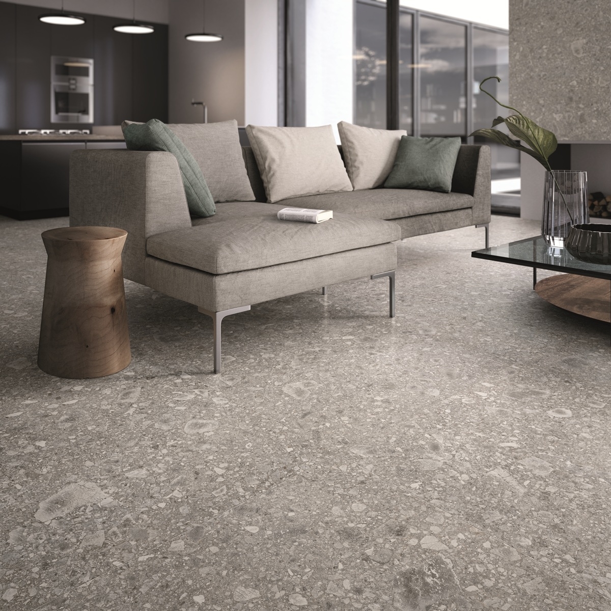 Carrelage Pierre Lombarda Grigio