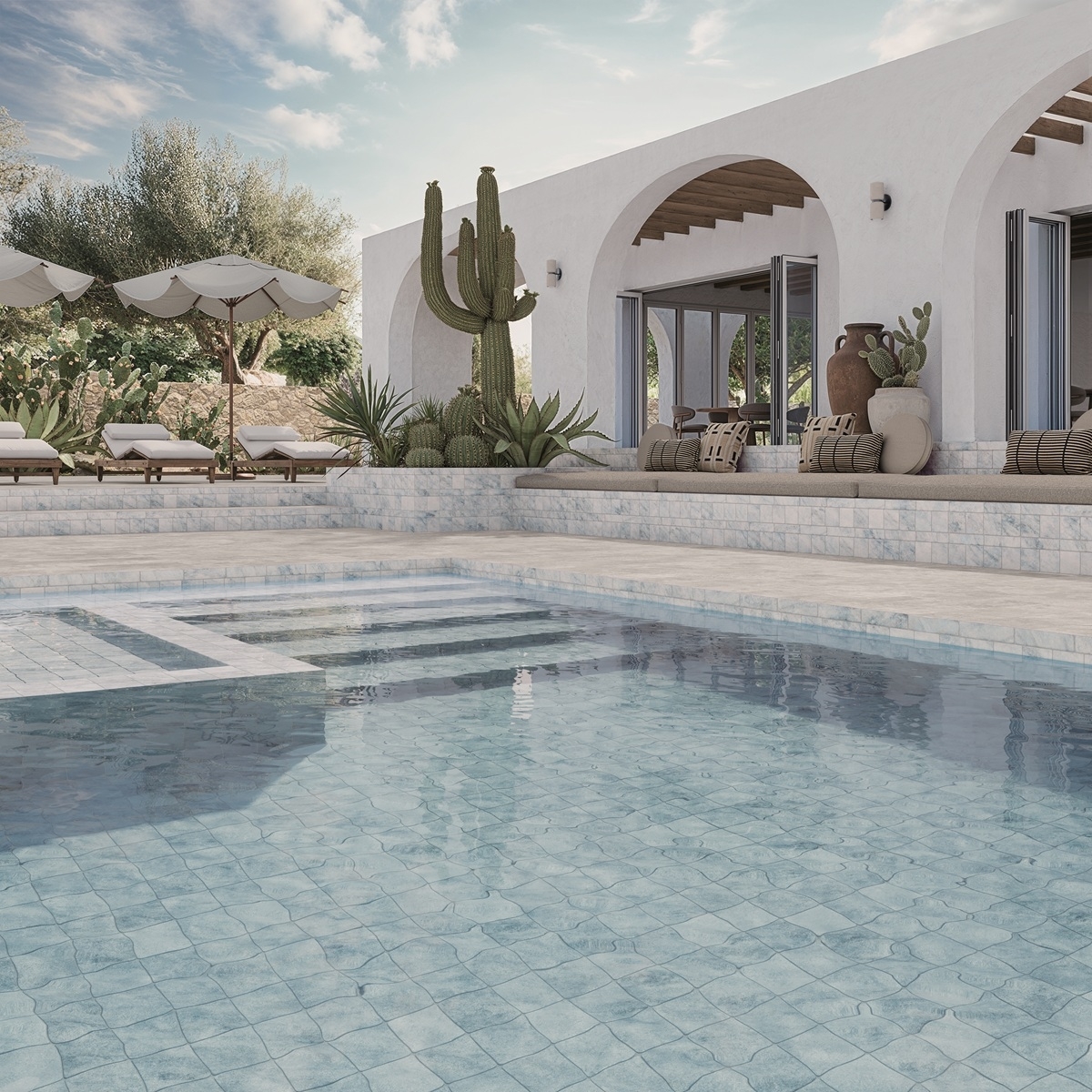 Carrelage vestige bluette