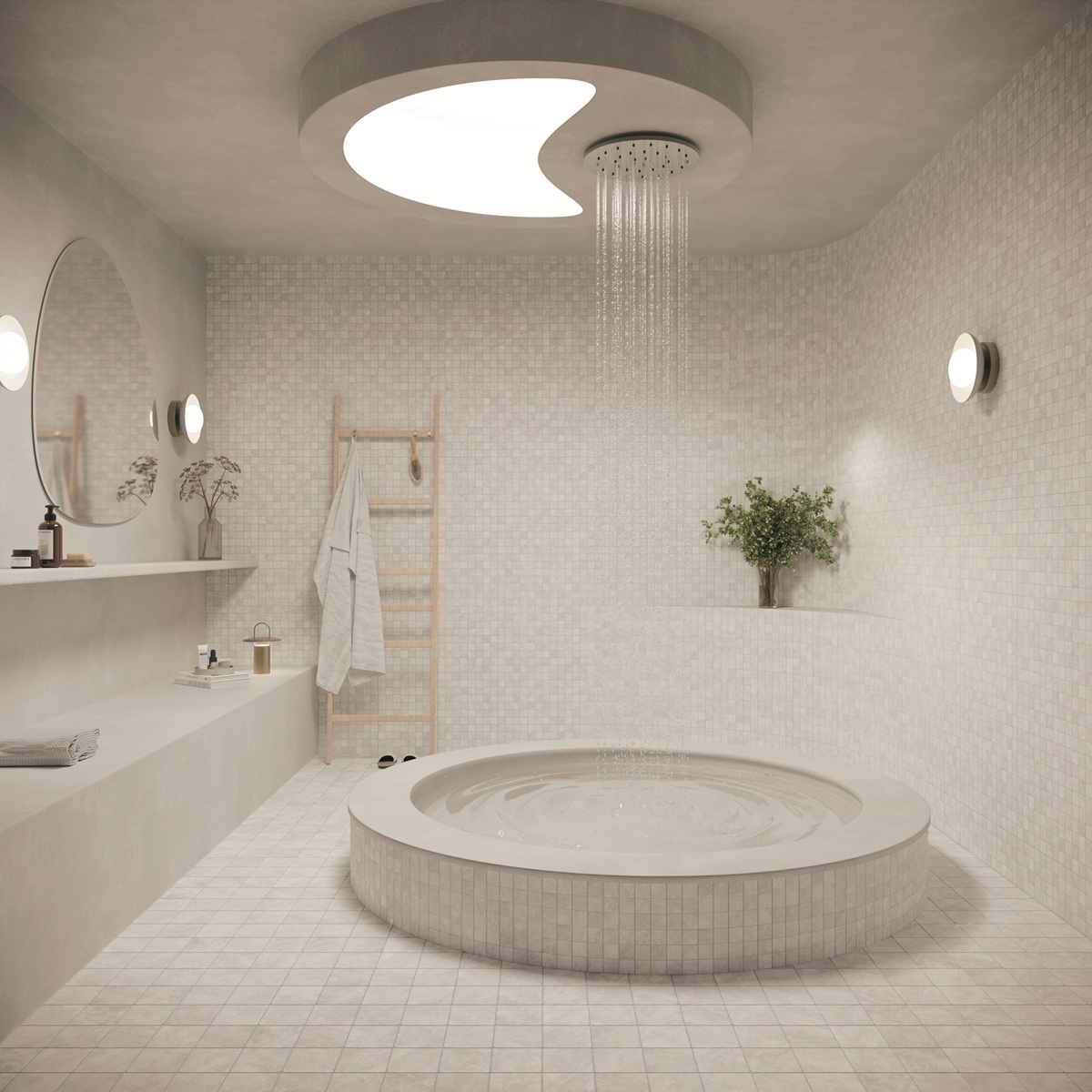 Carrelage douche vestige carrara