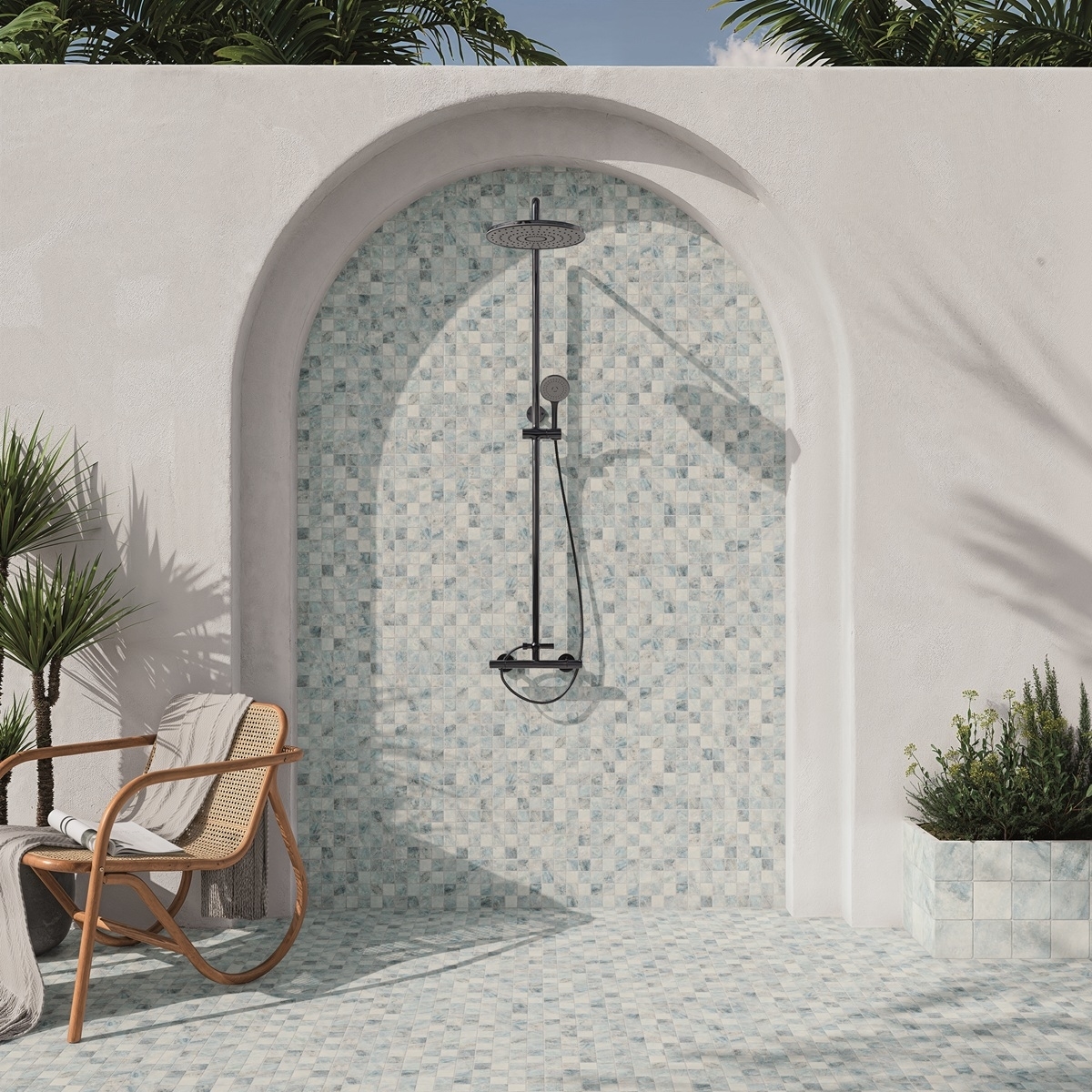 Carrelage mural vestige bluette