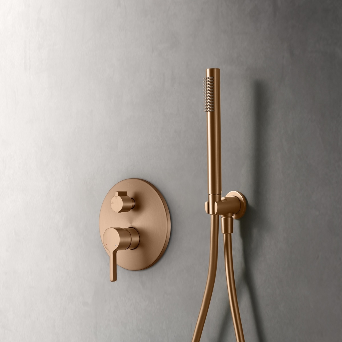 Mitigeur encastrable cezela bronze brossé