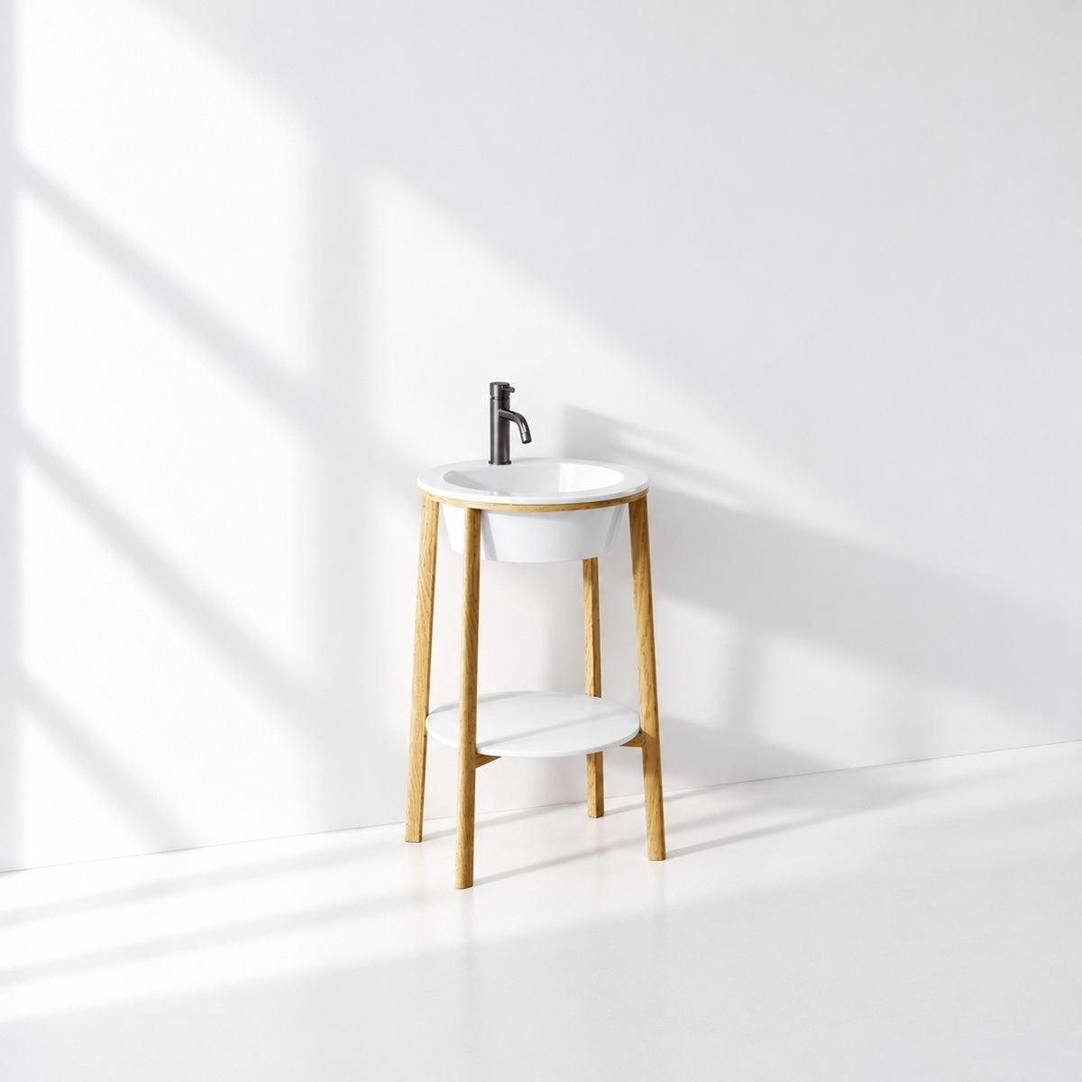 Meuble sous vasque skand chêne