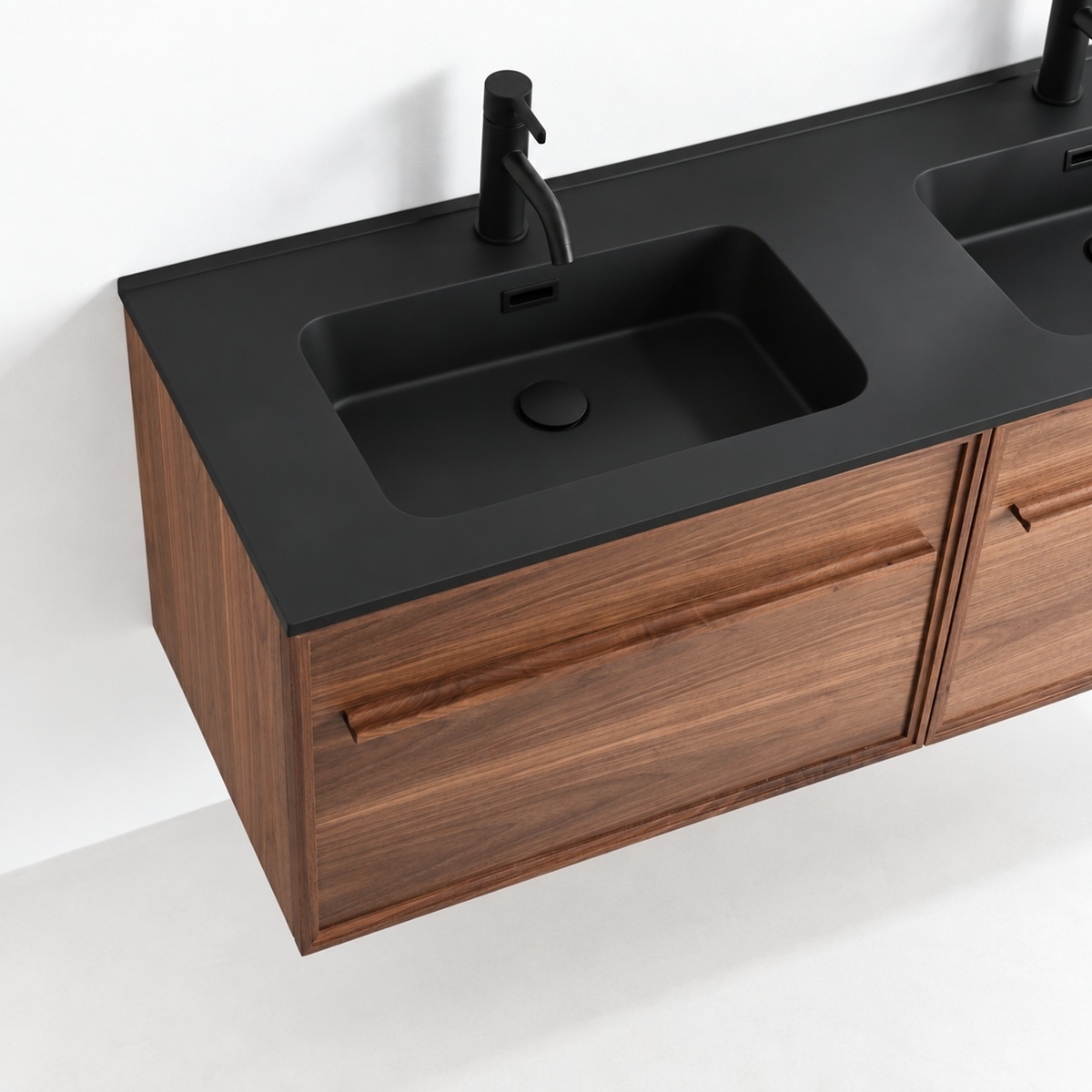 Zoom meuble Legno 140 vasque noire