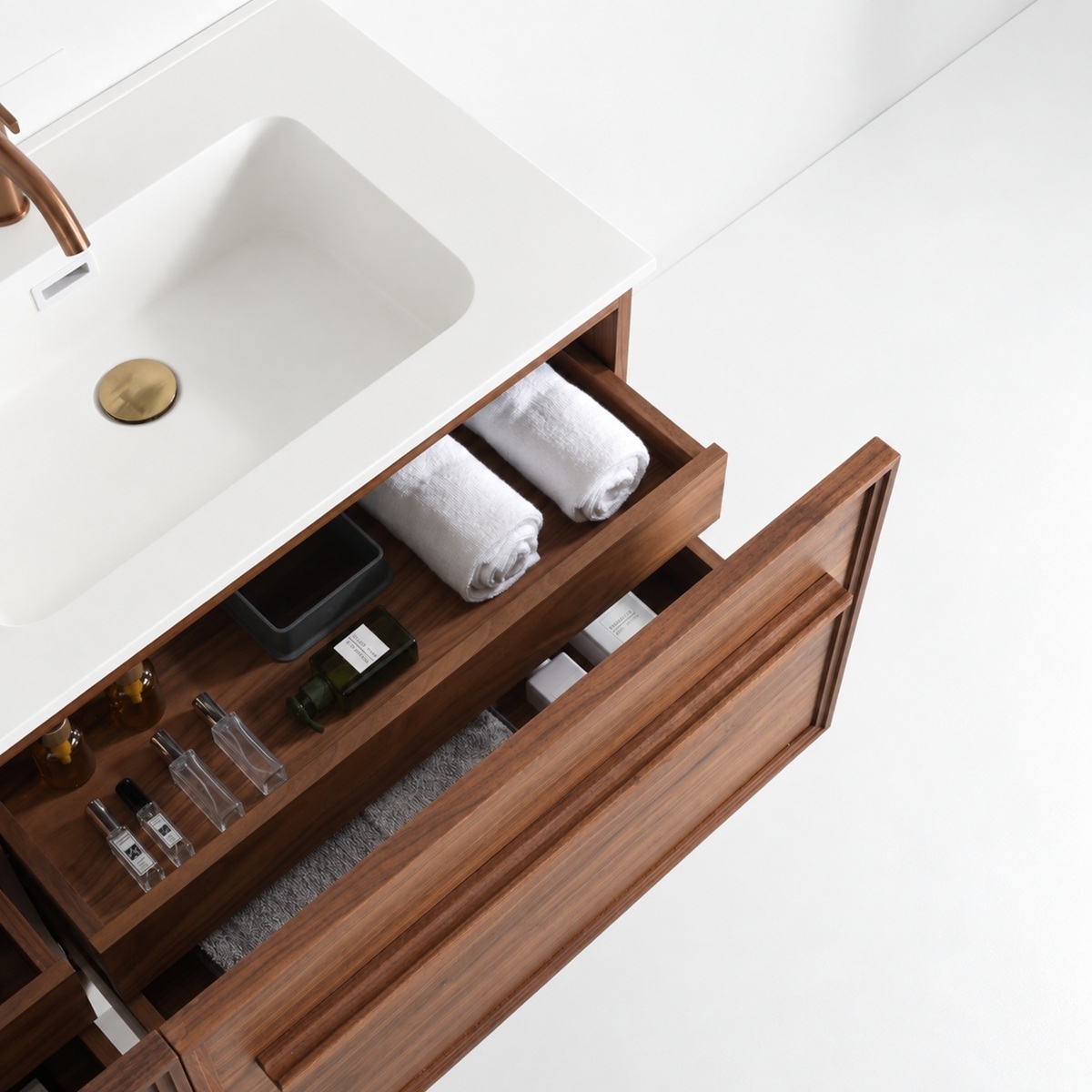 Meuble legno 140 excentré droite