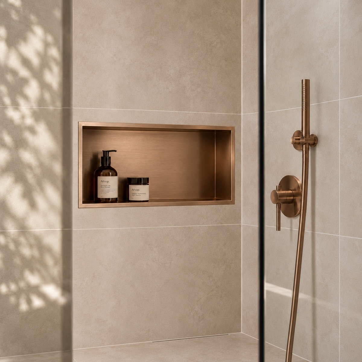 Niche encastrable cuivre 60cm 