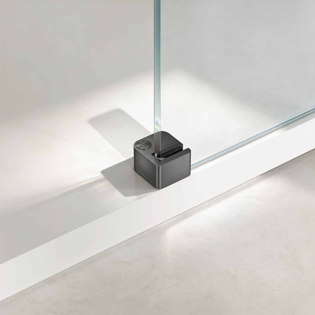 Zoom sur pied de fixation gun