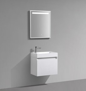 Meuble salle de bain simple vasque Slim Néo 60 cm x 38 cm
