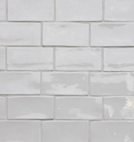 Carrelage Betonbrick Wall White Glossy