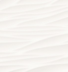 Carrelage Faience 3D vague blanc 24 x 74 cm
