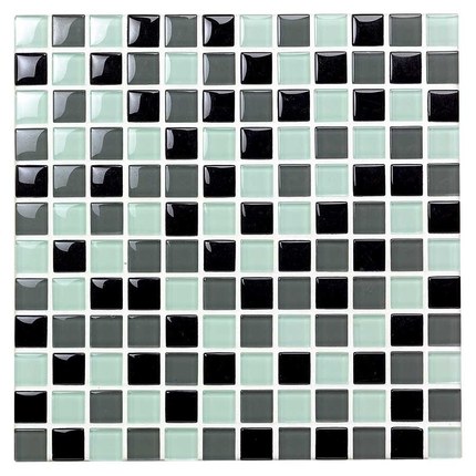 Mosaïque mix Vert pâle / Gris / Noir