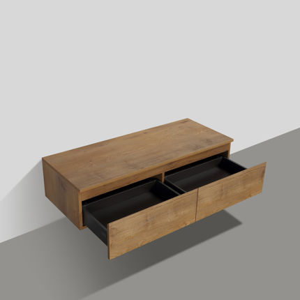 Meuble bas salle de bain 120 cm Sheda