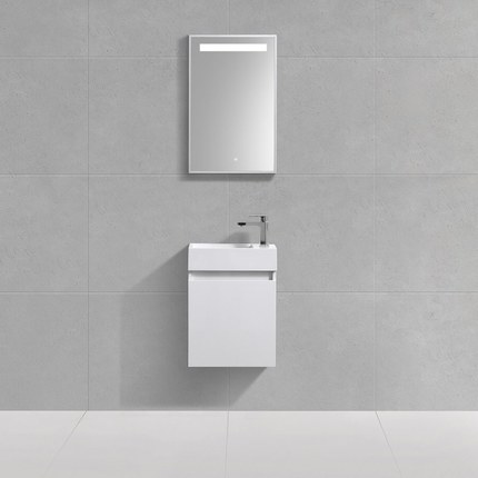 Meuble WC recto 45 cm x 25 cm blanc