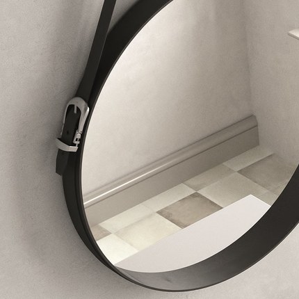 Miroir Barbier 51 cm noir