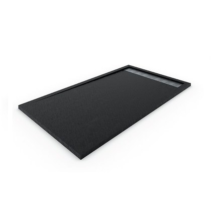 Receveur de douche Premium caniveau anthracite de 120 à 160 cm