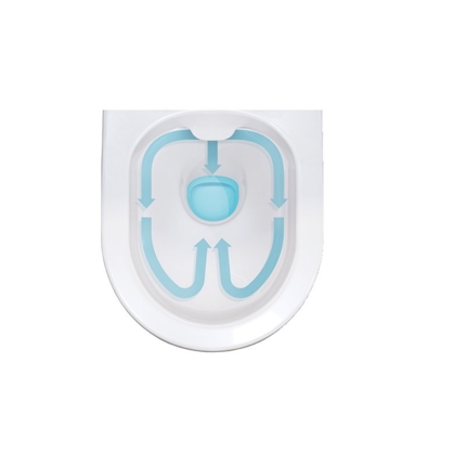Cuvette suspendue Joy Blanche matte Rimless