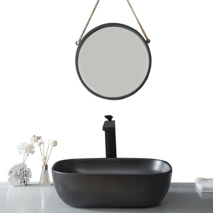 Vasque noir mat Zia 45 cm
