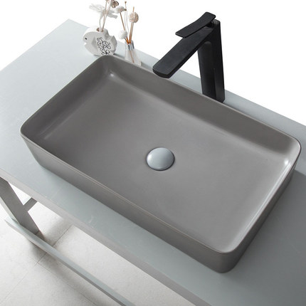 Vasque gris mat Eve 60 cm