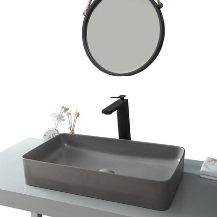 Vasque gris mat Eve 60 cm