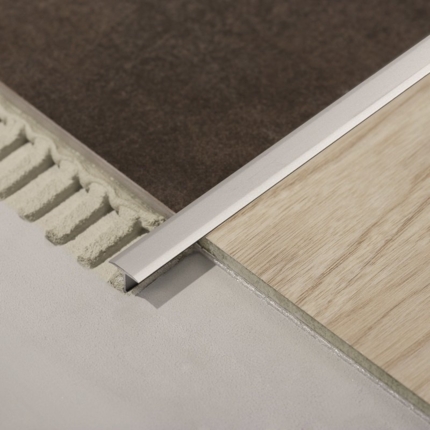 Profilé de jonction carrelage parquet plat