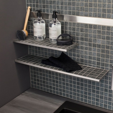 Étagère rectangulaire à carreler pour douche