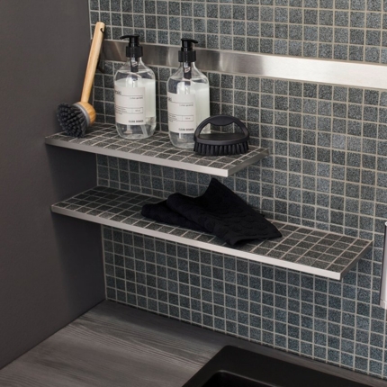 Étagère rectangulaire à carreler pour douche 