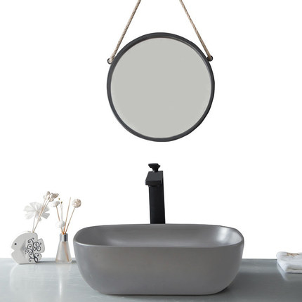 Vasque gris mat Zia 45 cm