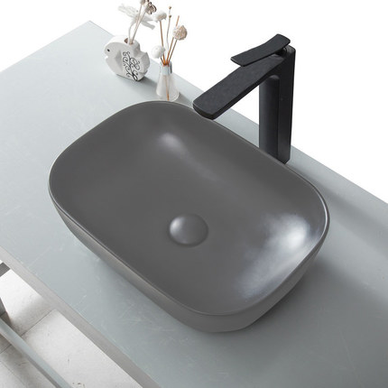 Vasque gris mat Zia 45 cm