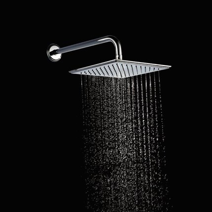 Bras de douche mural rond 40 cm